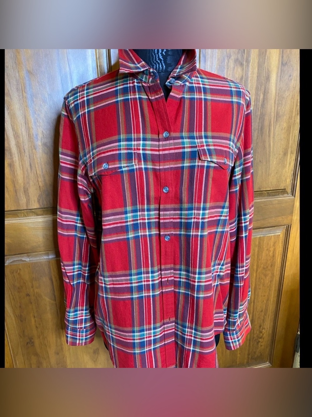 Ralph Lauren Jeans red plaid shirt